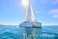 Best Price Guarantee for a Catamaran Turquoise yacht charter in Greece | Yacht4Less