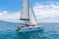 Catamaran White Pearl affordable yacht charter in Greece | Yacht4Less