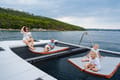 Power Catamaran Orange affordable yacht charter in Croatia | Yacht4Less