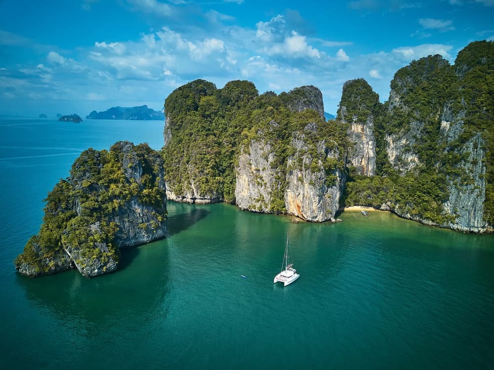 Yacht sail in Thailand