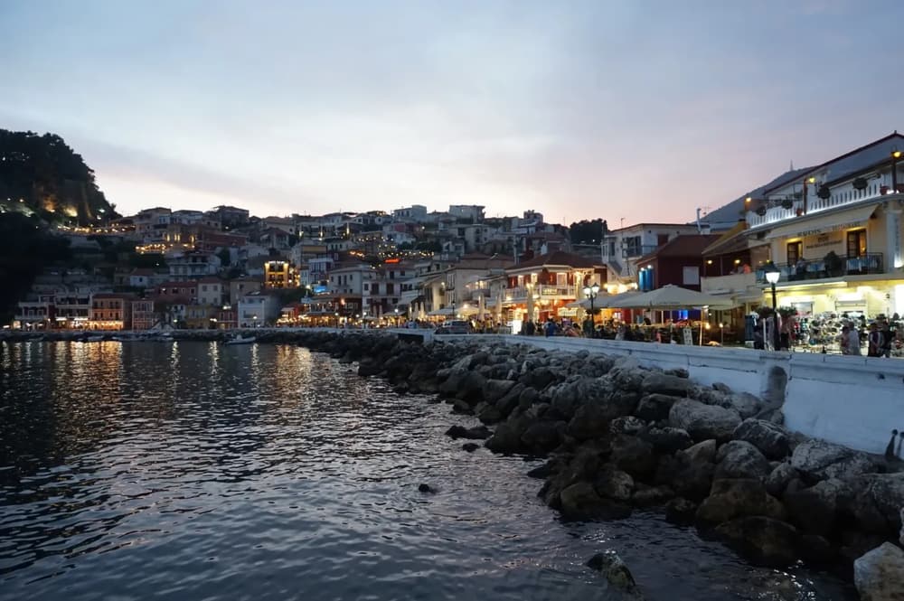Parga, mainland Greece - a typical stop on a sailing itinerary from Corfu