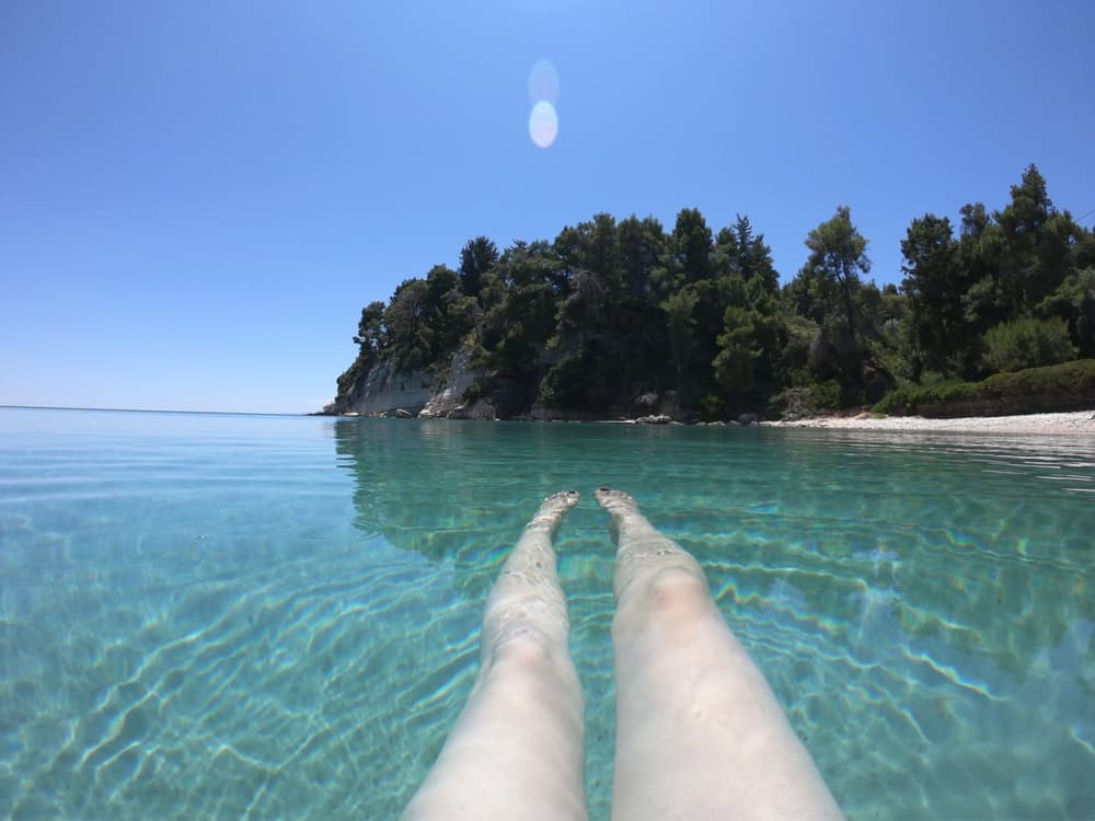 Swimming in the Sporades islands