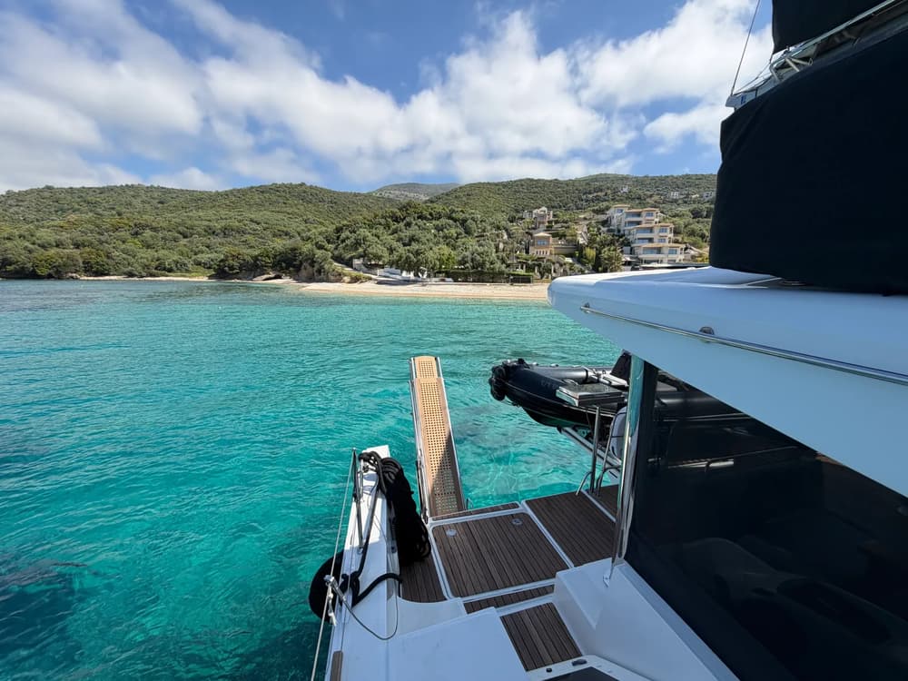 Yacht in Lefkas