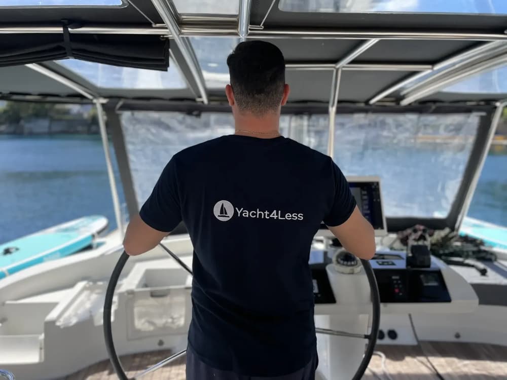 skipper on crewed yacht charter with yacht4less