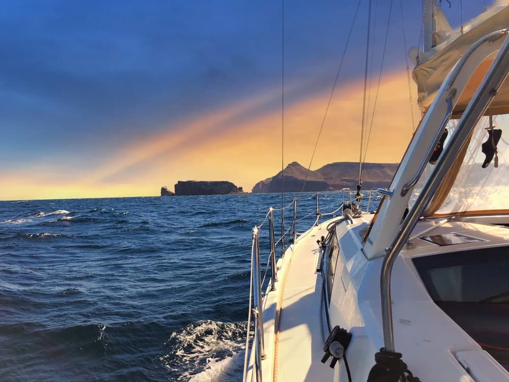 Boat sail in Mexico