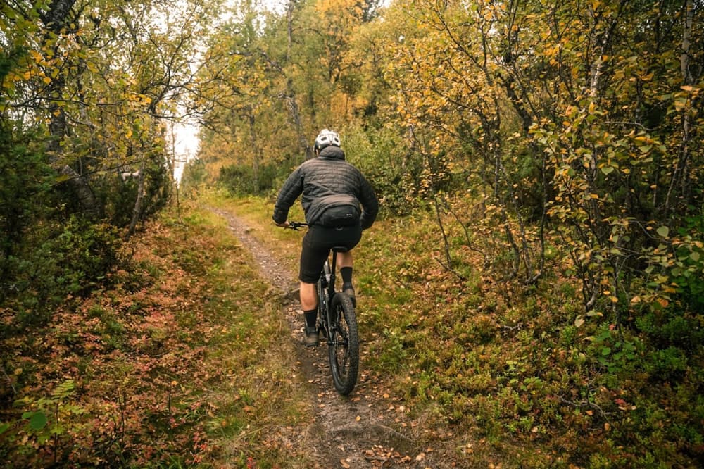 mountainbike and sail in norway