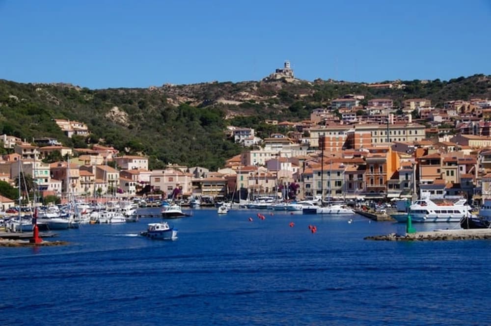 La Maddalena Archipelago, Sardinia – Picturesque harbour with sailing yachts, a key highlight for yacht charters exploring Corsica and Sardinia.