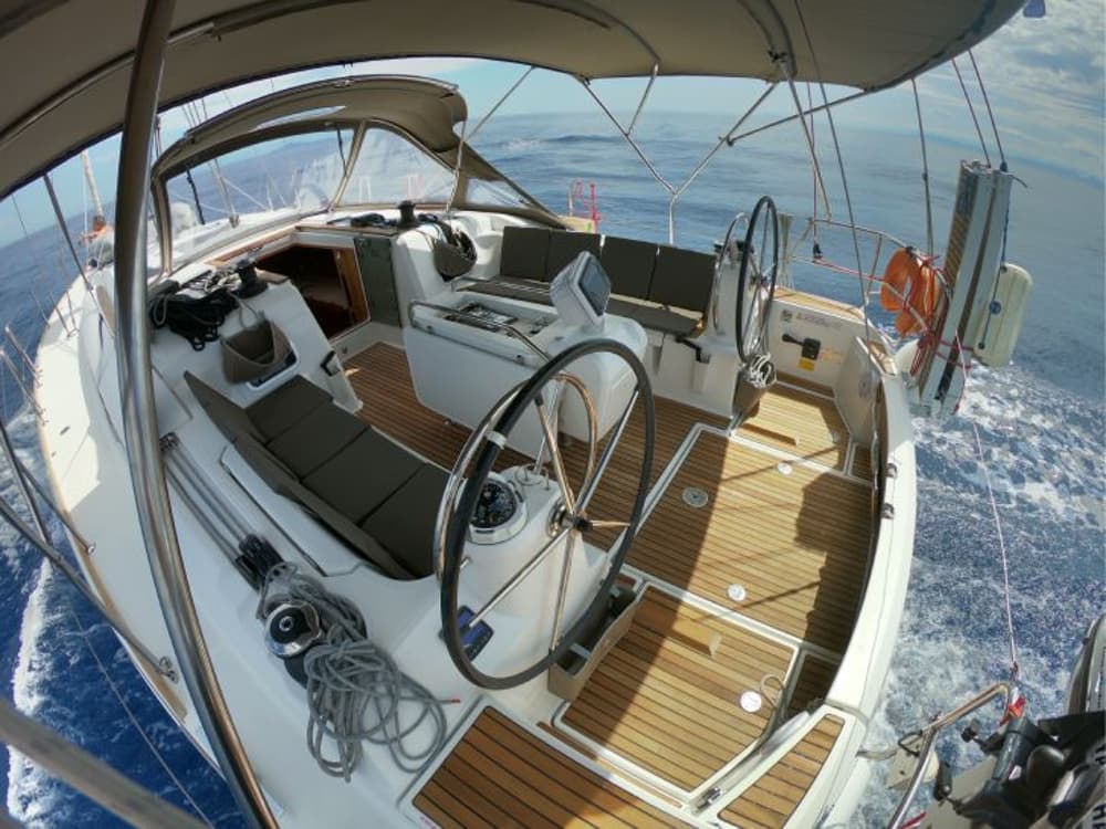 skiathos sailing trip - our yacht