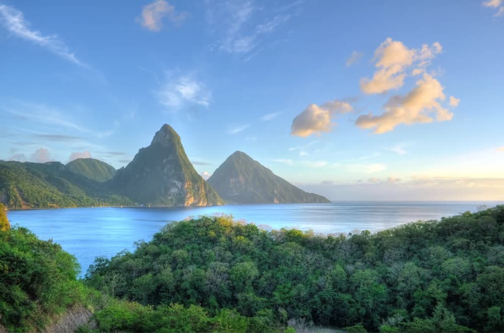St lucia scenery