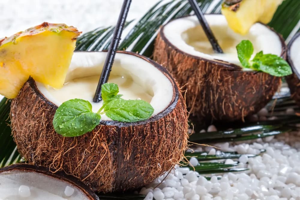 Coconut drink in Thailand