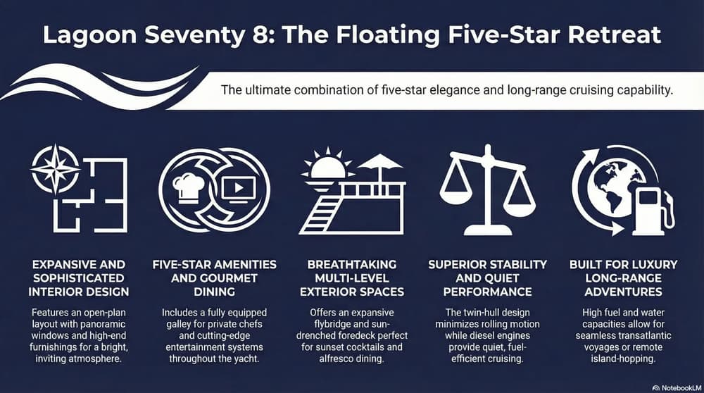 Lagoon Sventy 8 Infographic