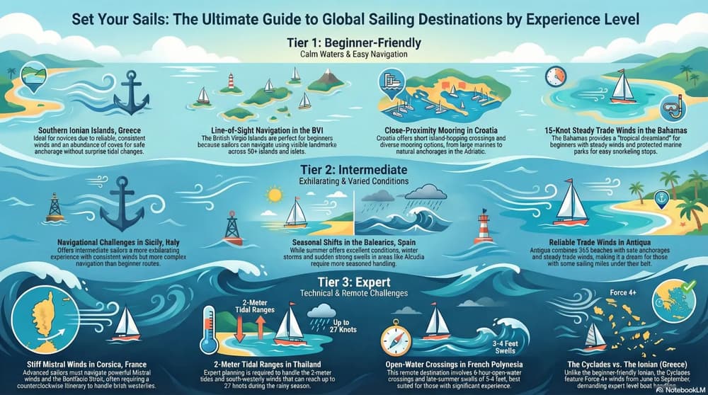 Guide to sailing destinations