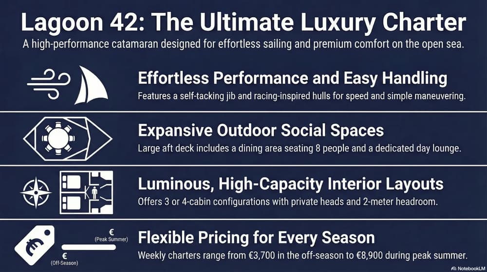 Lagoon 42 Infographic