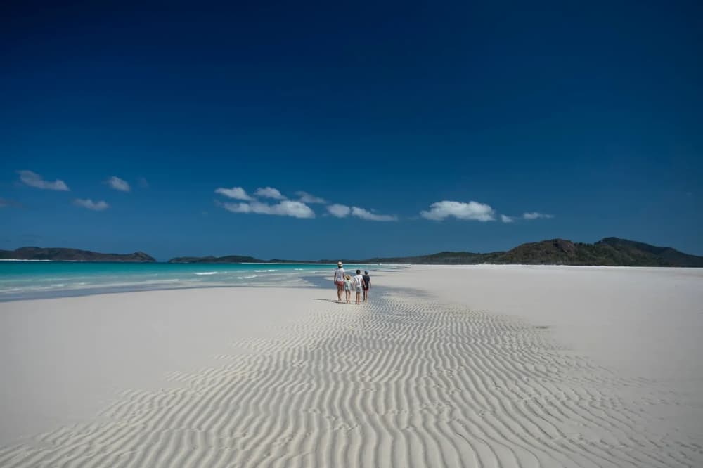 Kids playing in an Australian beach