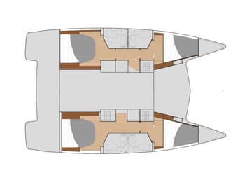 Best Price for a Catamaran Fortuna rental in Greece | Yacht4Less