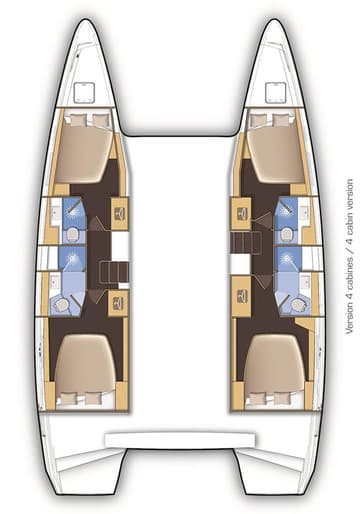 Best Price for a Catamaran Aktis rental in Greece | Yacht4Less