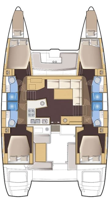Best Price for a Catamaran Belo rental in Croatia | Yacht4Less