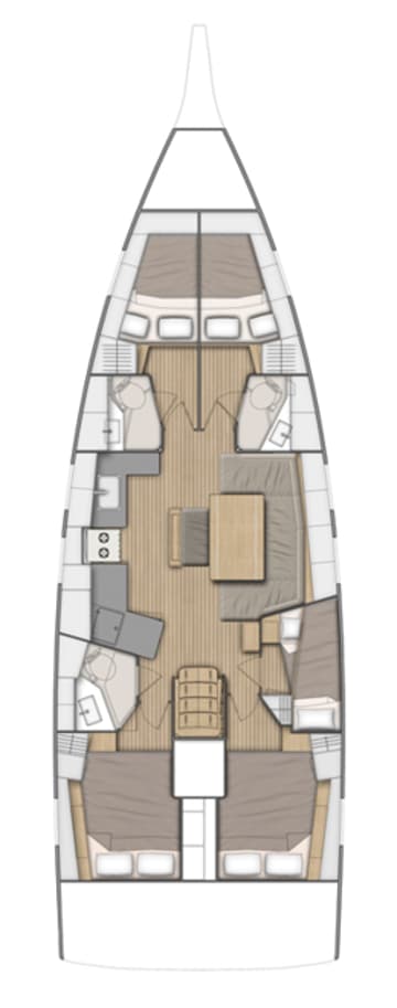 Best Price for a Sailboat Kos 46.8 rental in Greece | Yacht4Less