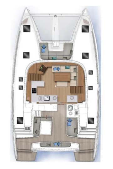 Best Price for a Catamaran Sunniva II rental in Greece | Yacht4Less