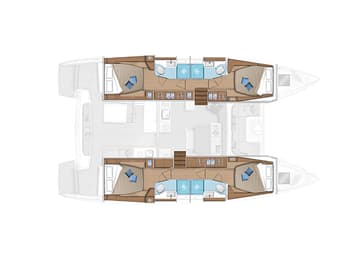 Best Price for a Catamaran White Pearl rental in Greece | Yacht4Less