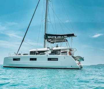 Catamaran White Pearl charter rental in Greece | Yacht4Less