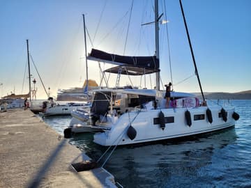 Catamaran White Pearl available for yacht charter in Greece | Yacht4Less