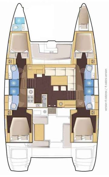 Best Price for a Catamaran Kalisi Mou rental in Greece | Yacht4Less