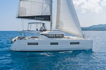 Catamaran Pnoe available for yacht charter in Greece | Yacht4Less