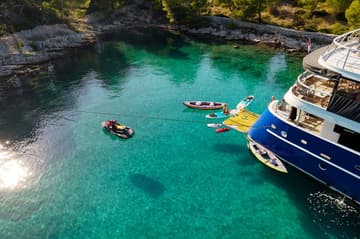 Motorboat Lupus Mare available for yacht charter in Croatia | Yacht4Less
