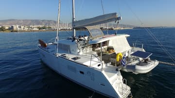 Catamaran Sailing Blue 4 charter rental in Greece | Yacht4Less