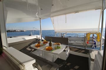 Catamaran Sailing Blue 4 available for yacht charter in Greece | Yacht4Less