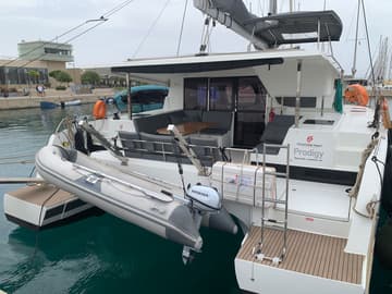 Catamaran Prodigy available for yacht charter in Greece | Yacht4Less