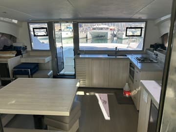Power Catamaran Aquaholic available for yacht charter in Greece | Yacht4Less