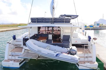 Best Price for a Catamaran Instigator rental in BVI | Yacht4Less