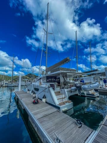 Catamaran Ojala available for yacht charter in USVI | Yacht4Less