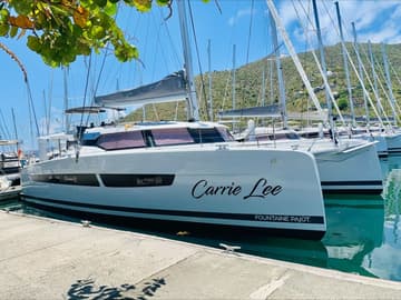 Catamaran Carrie Lee available for yacht charter in BVI | Yacht4Less