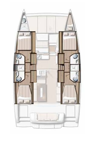 Best Price for a Catamaran Sail Spazio rental in Turkey | Yacht4Less