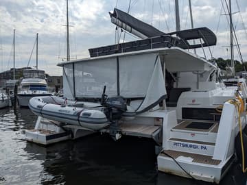 Best Price for a Catamaran Dragonfly rental in BVI | Yacht4Less