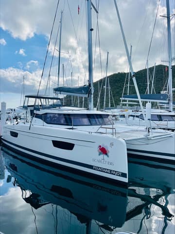 Best Price for a Catamaran Scarlet Ibis rental in BVI | Yacht4Less