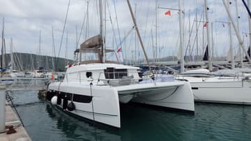 Catamaran Blue Navy available for yacht charter in Greece | Yacht4Less