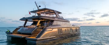 Power Catamaran Amber One charter rental in Croatia | Yacht4Less