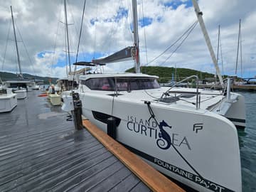 Best Price for a Catamaran Island Curtisea rental in USVI | Yacht4Less