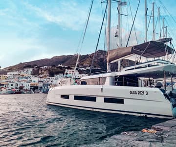 Catamaran Olga available for yacht charter in Italy | Yacht4Less
