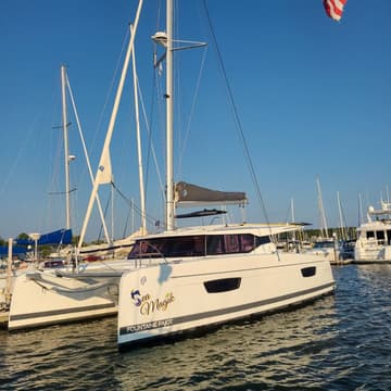 Catamaran Sea Magik charter rental in USVI | Yacht4Less