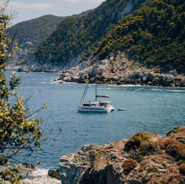 Catamaran Iris available for yacht charter in Greece | Yacht4Less