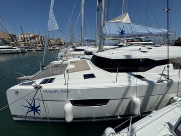 Catamaran Rosual Mar available for yacht charter in Spain | Yacht4Less