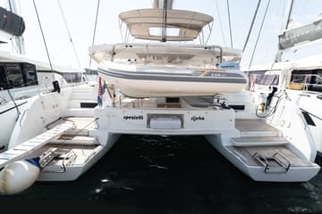 Catamaran Spezielli available for yacht charter in Spain | Yacht4Less