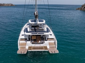 Catamaran Mythos available for yacht charter in Greece | Yacht4Less