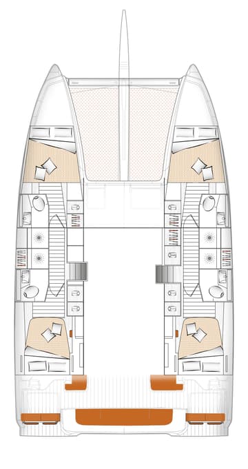Best Price for a Catamaran Tiramisu rental in Greece | Yacht4Less