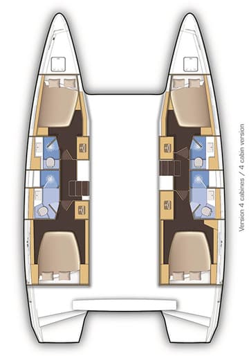 Best Price for a Catamaran Amaryllis rental in Greece | Yacht4Less